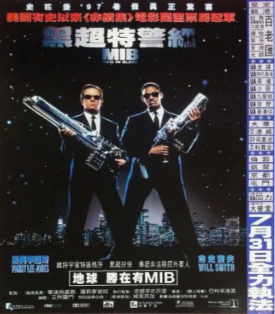 美国电影《黑衣人》（1997）又名: 黑超特警组(港) / MIB星际战警(台) / MIB 豆瓣8.3 中文字幕【夸克网盘】-影视部落